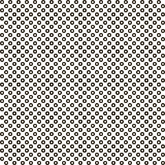 Poster - pattern black circle white circle inside seamless