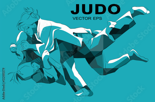 Dekoracja na wymiar  kobieta-judo