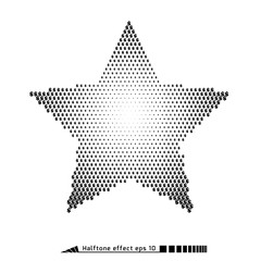 star dollar icon. symbol of money. halftone effect. white backgr