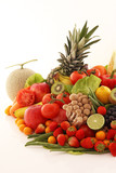 Fototapeta Kuchnia - 新鮮な野菜と果物　