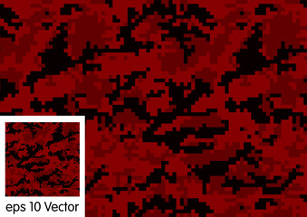 Wall Mural - Camouflage pattern, vector