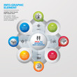 © Guntsoophack - Template modern info graphic design for business, marketing, creative, web and graphics concept. Info-graphic inspire to drive your business project. Vector illustration.