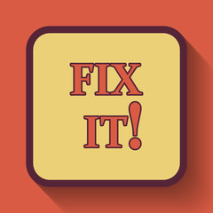 Canvas Print - Fix it icon