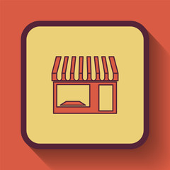 Canvas Print - Store icon