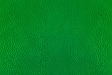 Close Up Green Leather And Texture Background