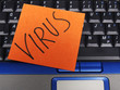 © visualpower - Memo note on notebook, virus