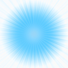 Wall Mural - blue radiant rays star background frame with copy space for the text. abstract blue starburst design