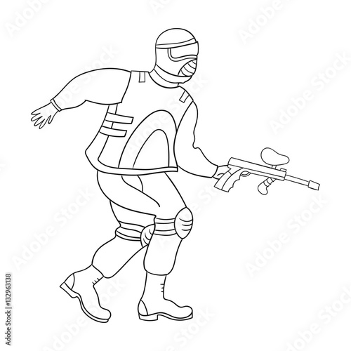 Paintball Pages Coloring Pages