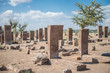 Bitlis, Turkey - September 28, 2013: Seljuk Cemetery of Ahlat, the tombstones of medieval islamic notables