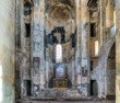 Van, Turkey - September 30, 2013:  Interior of the Cathedral of the Holy Cross (Akdamar Kilisesi)