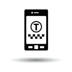 Poster - Taxi service mobile application icon