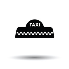 Wall Mural - Taxi roof icon