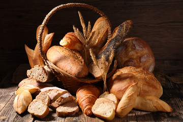 Wall Mural - assorted bread
