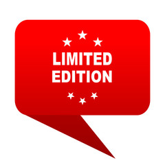 Poster - limited edition bubble red icon
