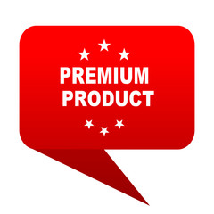 Wall Mural - premium product bubble red icon