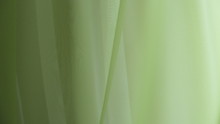 Green Curtains Tulle Background