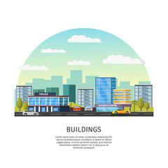 Wall Mural - Modern Cityscape Template