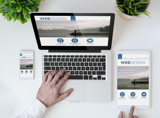 office tabletop web design
