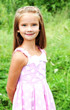 © svetamart - Portrait of adorable smiling little girl in summer day