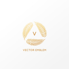 Poster - Vector logo design template
