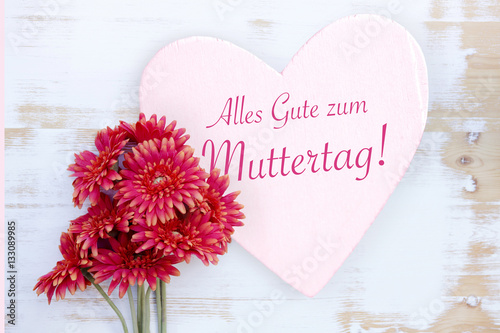 Red Flowers And German Words Happy Mothers Day Buy This Stock Photo And Explore Similar Images At Adobe Stock Adobe Stock