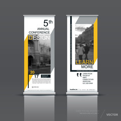 Wall Mural - vertical banner template design