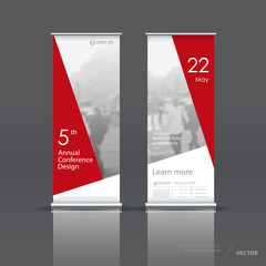 vertical banner template design