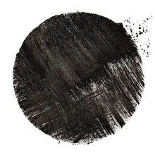 Black Circle With Strokes