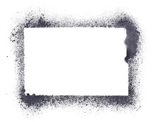 Grunge Stencil Frame