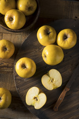 Poster - Raw Yellow Organic Opal Apples