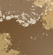 brown grunge background with splashes of paint