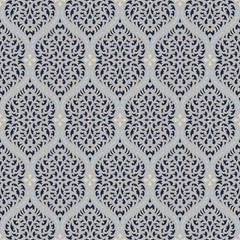  Vector damask seamless pattern