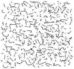 Wall Mural - abstract hand drawn scribble doodle chaos pattern texture