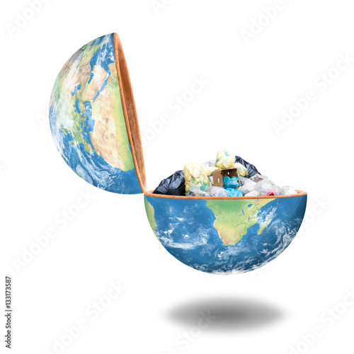 Fotografie, Obraz The Earth full of rubbish - La Terra piena di spazzatura