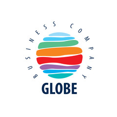 Earth logo template. Globe sign