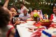 © Monkey Business - Multi generation black family at 4th July barbecue, close up