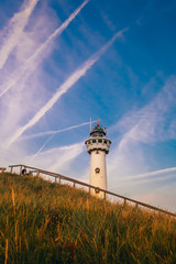 Wall Mural - sea netherlands lighthouse egmond an zee