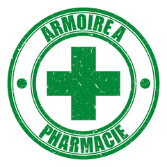 Canvas Print - Logo armoire à pharmacie.