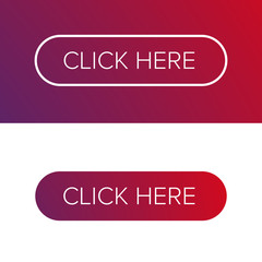 Poster - Click Here flat button set