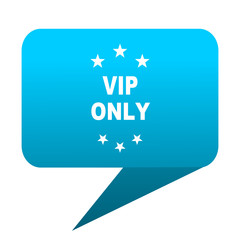 Poster - vip only blue bubble icon
