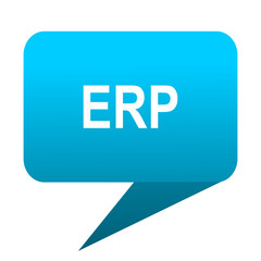 Aufkleber - erp blue bubble icon