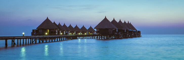 Canvas Print - Angaga Resort. Ari Atoll.