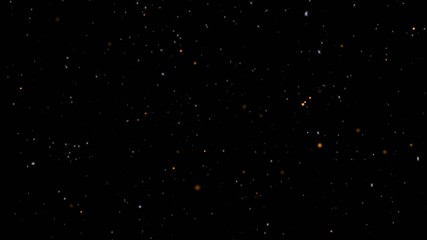 Wall Mural - Fireflies Flying on a Starry Night Background