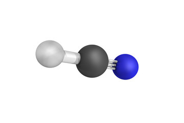 Poster - Hydrogen cyanide, produced on an industrial scale and is a highl