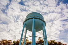 Old Water Tower Clouds