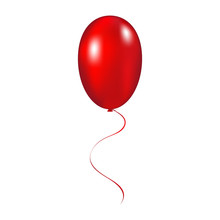 Red Balloon Vector