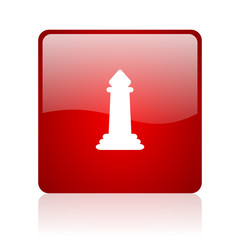 Poster - chess blue bubble icon