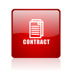 Poster - contract blue bubble icon