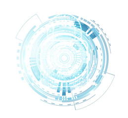 Digital padlock securing datas 3D rendering