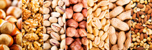 Collage Of Mixed Nuts